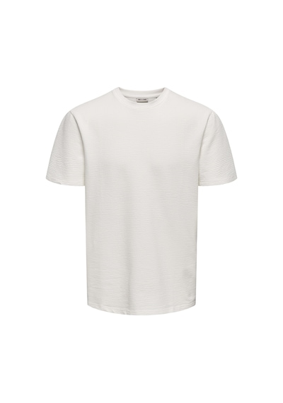 Only & Sons Erkek T Shirt 22028692 Ekru
