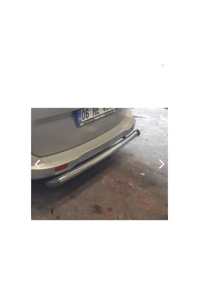Doblo Araca Özel Arka Koruma Demiri İnox 2024 2025 2026 2027