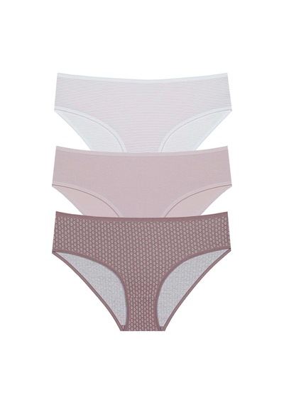 11447 Kadın 3 Lü Bato Bikini Asorti Asort