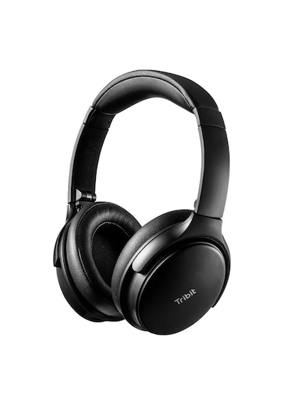 Quietplus 71 Anc Gürültü Engelleme 30 Saat Oynatma Süresi Rahat Ve Ayarlanabilir Bluetooth Kulak Üstü Kulaklık Siyah