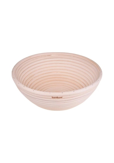 Puder Ekmek Mayalama Sepeti Yuvarlak 22 Cm Çok Renkli