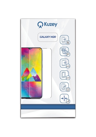 Samsung Uyumlu Galaxy M20 Temperli Ekran Koruyucu Kırılmaz Cam (535111448) 20 Tl Fark Ile Apple  iPhone Hızlı Şarj Kablosu