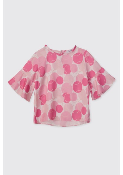 Panço Kız Çocuk Pembe Bluz 2611gk57022