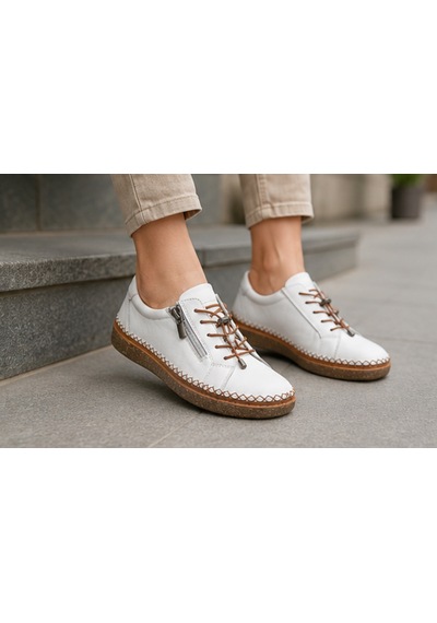 N Napa Shoe Np.8207.beyaz.deri Ayakkabı