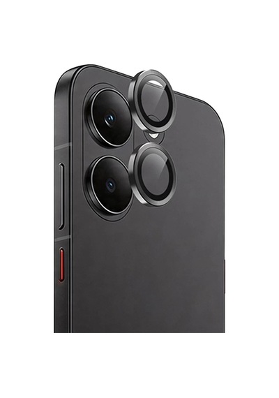 Mey İthalat Poco X8 Pro Raze Metal Kamera Lens - Siyah Renkli