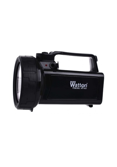 Watton Wt-401 Güvenlik Feneri El Feneri Avcı Feneri Power Led 30W Siyah