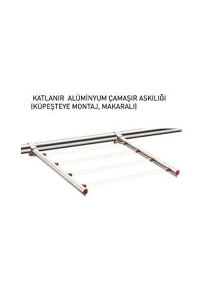 Ayrex Alüminyum Balkon Çamaşır Kurutma Askısı Katlanır Genel