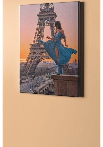 Webstyle Sayılarla Boyama Seti Kasnaklı Eyfele'e Karşı 40 X 50 Cm
