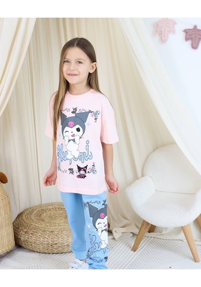 Kuromi 2-10 Yaş Kız İkili Takım-23385245 - Pudra Pudra