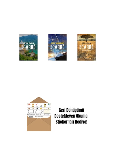 Bizim Oyun + Gece Müdürü + Bahçıvan + Okuma Sticker'ları