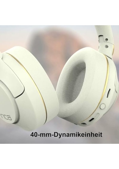 Ibk-503b Kablosuz 5.3 Bluetooth Hafıza Kart Destekli Kulak Üstü Kulaklık Beyaz 12 Saat Pil Ömrü 400mah Dahili Pil