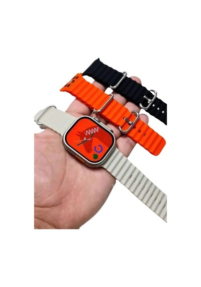 Mey İthalat Yeni Nesil 3 Kordonlu Kol Saati 49 Mm Amoled Ekran Akıllı Saat