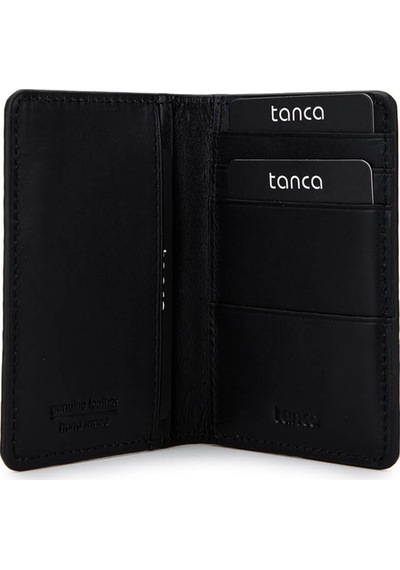 Tamer Tanca Erkek Hakiki Deri Siyah Kartlık 1155 105 Erk Krtlk Sk25-26 Sıyah Fltr Bsk Siyah