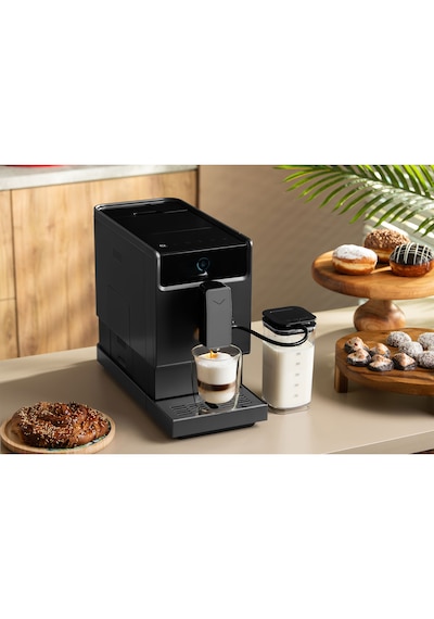 Vestel ESPR 30 GR 19 Bar Basınç Paslanmaz Çelik Konik Öğütücü Dokunmatik Panel Latte Cappuccino Espresso Makinesi