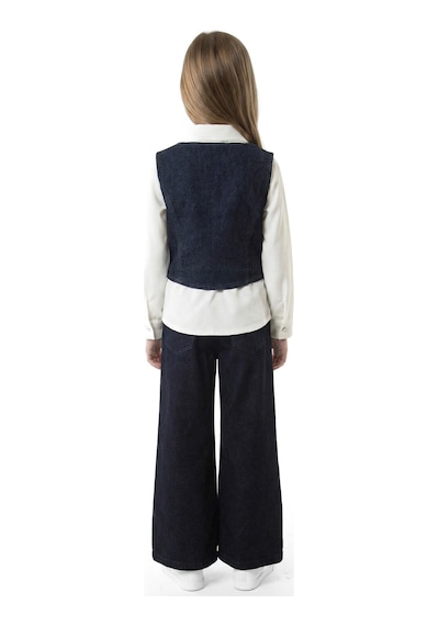 Xo Kids Kız Çocuk 4lu Alt Üst Takım 7-14 Yaş 3927-4927 Ekru