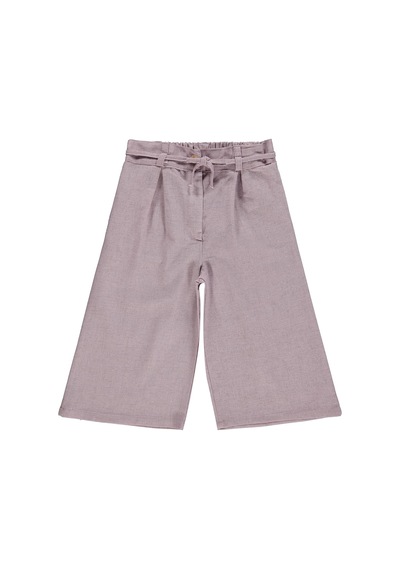 Civil Girls Piliseli 6-9 Yaş Pantolon - Pembe Koyu Pembe