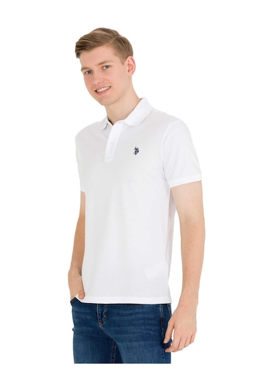 U.s. Polo Assn. Erkek Tişört 50262933-vr013-beyaz