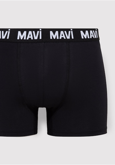 Mavi - Siyah Basic Boxer 0911079-35495