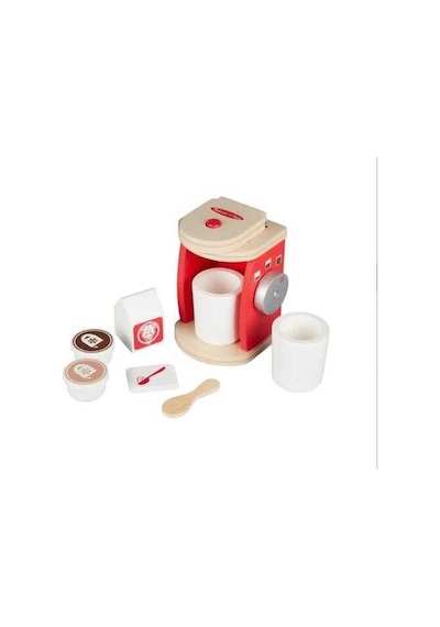 Melissa&doug Ahşap Kahve Makinesi Ve Servis Seti Md035020