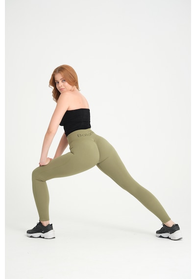 Gymhams Kalçası Büzgülü Push Up Kalça Şekillendirici Tayt Seamless Fitnes
