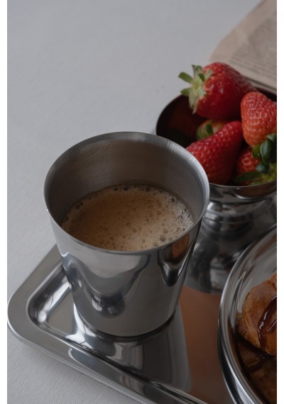 Dayanıklı Paslanmaz Çelik Kupa Bardak 200 Ml Metalik - 654254126 Metalik