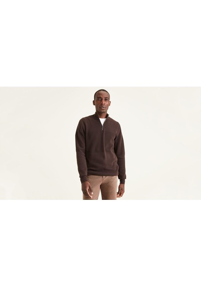 Dockers Minimalist Erkek Uzun Kol Kazak - Günlük Şıklık & Konfor Neutrals