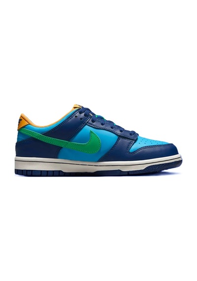Nike Dunk Low Leather Unisex Sneaker Hakiki Deri Mavi Günlük Spor Ayakkabı Mavi