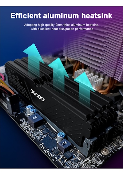 Oscoo Black Warrior E500 32GB 5600MHZ CL46 Ddr5 1.1V Ram