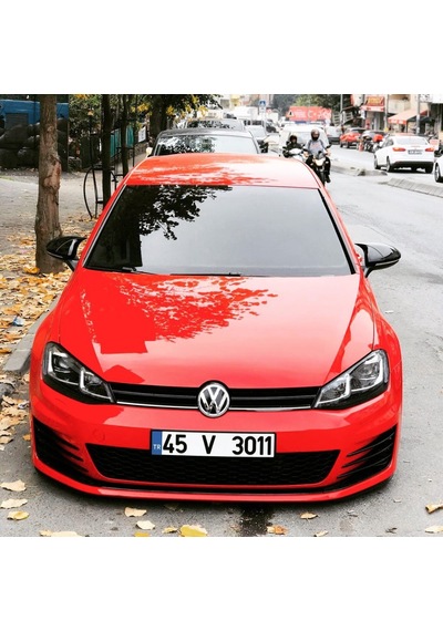 Golf 7 7.5 Batman Yarasa Ayna Kapağı Piano Black Abs Plastik