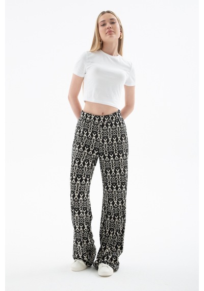 Fashion Friends Bayan Pantolon 25y0179k1 Siyah Siyah