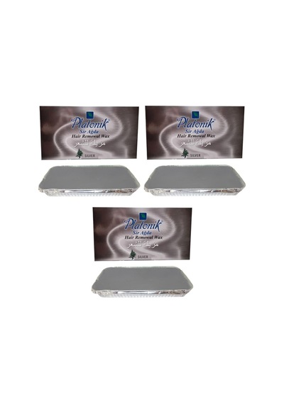 Platonik Silver Gri Kalıp Sir Ağda 400 G x 3