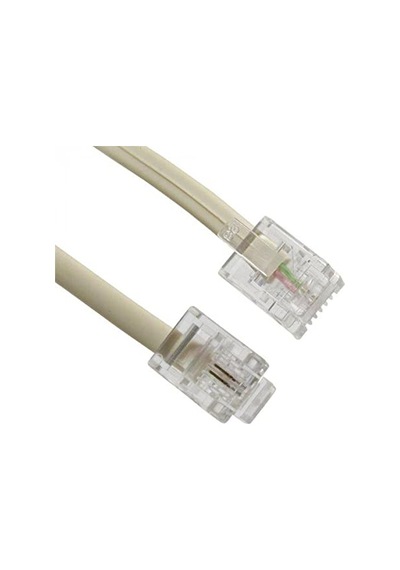 Primex Px-kkt150 2cx0.10mmx7 15 Metre Adsl Rj11 Telefon Kablosu Gri, Adsl, Vdsl 2 Canlı Kablo Standart
