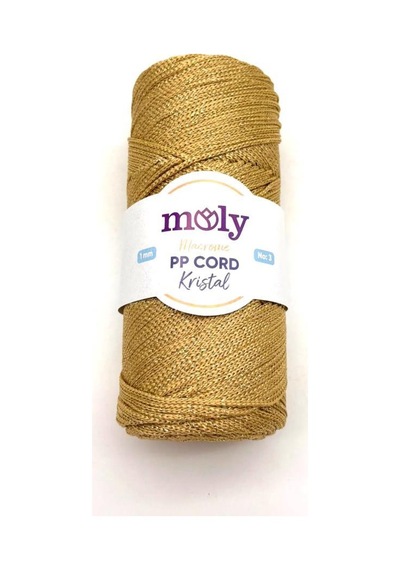 Angel Çanta Aksesuar Moly Yarn 200 Gr Simli Polyester Makrome No:050 Diğer