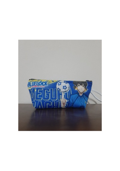 Owl Bag Blue Lock - Meguru Bachira Desenli Kalemlik - Makyaj Çantası Diğer