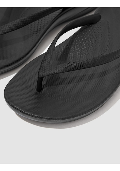 Fitflop Iqushıon Ergonomıc E54 Siyah Kadın Parmak Arası Terlik Siyah