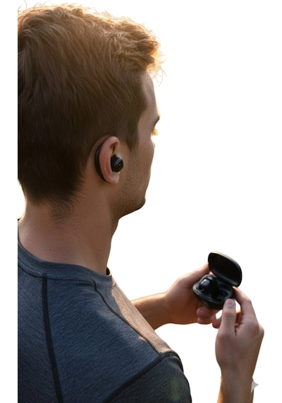 Açık Tasarım Kablosuz Bluetooth Spor Kulaklık Led Ekranlı