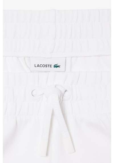 Lacoste Women's Cotton Jersey Shorts Kadın Pamuklu Şort Beyaz Beyaz