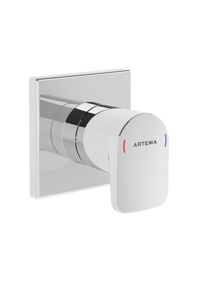 Artema Root Square  A42729 Sıva Üstü Grubu Ankastre Stop Valf Krom
