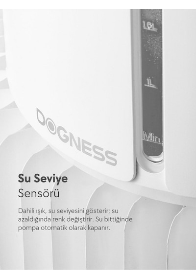Dogness D09 Akıllı Otomatik Su Pınarı 2.2 L Beyaz - Evcil Dostlar İçin Taze Ve Sağlıklı Su