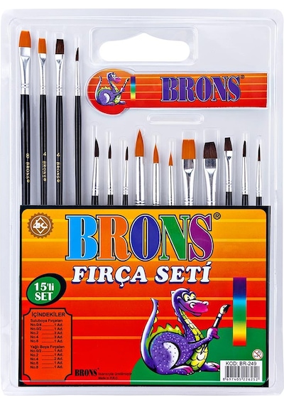 Brons Fırça Seti 15 Li Br-249 Brons