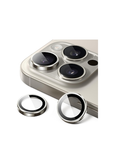 İphone 16 Pro / 16 Pro Max Uyumlu Safir Lens Çizilmez Dayanıklı Kamera Koruyucu