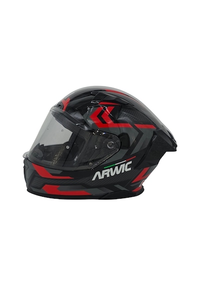 Arwic Fullface Motosiklet Kaskı Ar953 Draco Güneş Vizörlü Ece-r 22.06 Siyah-kırmızı