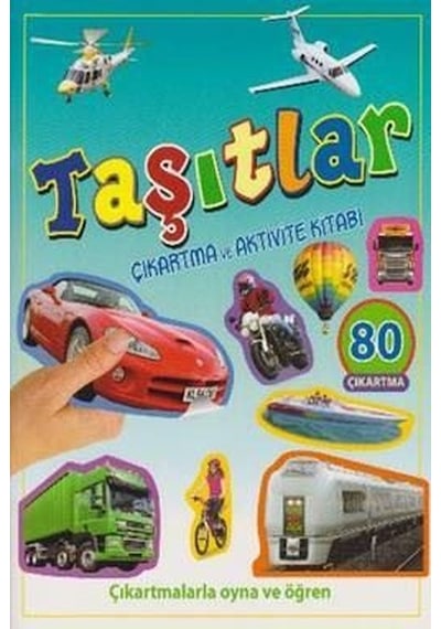 Taşıtlar Çıkartma ve Aktivite Kitabı- Parıltı Yayınları
