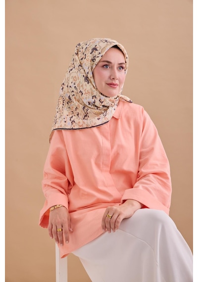 Silk Home Twill İpek Eşarp 11478-24 Fildişi, Soluk Siyah, Vizon, Bebe Mavi, Çağla