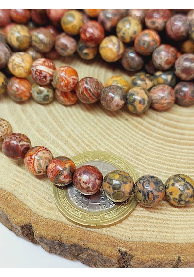 Jasper Taşı Dizi 8.5mm 53086 Çok REnkli