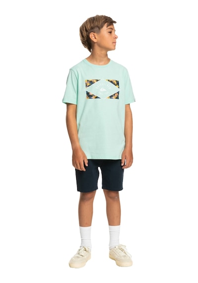 Quiksilver Circled Line Erkek Çocuk Tişört Turkuaz