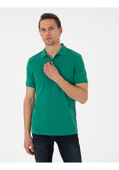 Pierre Cardin Erkek Yeşil Tişört Basic 50306448-vr054 Yeşil