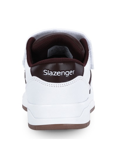 Slazenger Clash I Unisex Çocuk Beyaz / Bordo Günlük Spor Ayakkabısı Beyaz - Bordo