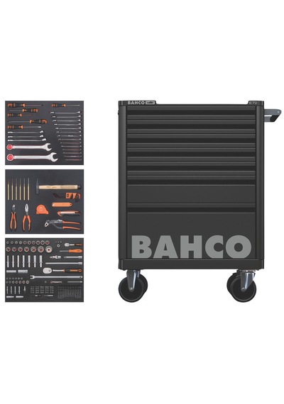 Bahco 1472K7Bkff Profesyonel 7 Çekmeceli Takım Dolabı 216 Parça