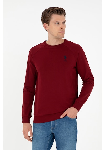 U.s. Polo Assn. Erkek Bordo Sweatshirt 50289030-vr014 Bordo